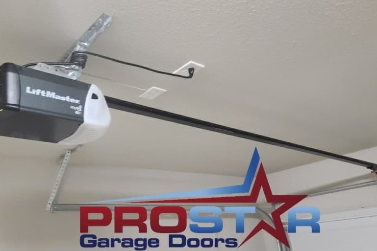 LiftMaster garage door opener installed by ProStar Garage Doors